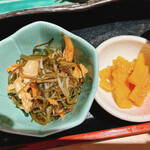 Tsuribune Diya Zauo - 小鉢、漬物