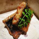 みえ田 - 贅沢にも「天然鰻の蒲焼」が出されました。 