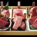 焼肉居酒家 韓の台所 - 山形牛６種盛り