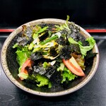 韩国风味芝麻葱沙拉 (柚子调味汁)