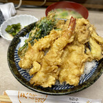 Tenyoshi - 天丼(中) 1100円