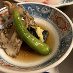 魚菜宿 大鯛 - 茄子の揚げ浸し