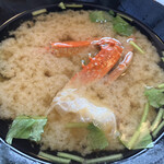 魚菜宿 大鯛 - カニの味噌汁