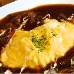 cafeレストランいつものところ - オムハヤシ