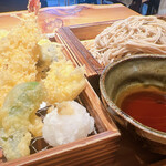 Sobamae Sakaba Hansamu - ■天ぷらせいろ蕎麦　¥1,100