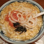 丸亀製麺 - 明太玉子あんかけ大