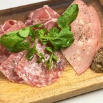 Assortment of 3 types of Italian salami