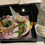 和食 品川 - 酒菜三種盛り合わせ1,200円