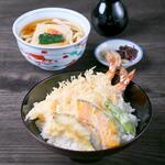 Shrimp Ten-don (tempura rice bowl)