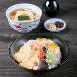 Seasonal yuba vegetable Ten-don (tempura rice bowl)