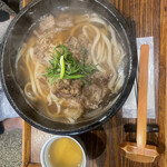 うどん大師 空海 - 黒毛和牛肉うどん！　1100円。