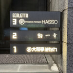 鮨 一幸 - 階段登って二階がお店