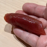 すし宮川 - 鮪赤身漬け