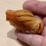 すし宮川 - 山口宇部産赤貝