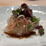 すし宮川 - 静岡産平目の昆布〆