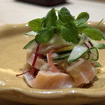 すし宮川 - 桜鱒酢味噌和え