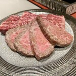 銀座焼肉 Salon de AgingBeef - 特選部位2種:和牛ハラミ シャトーブリアン 塩ダレ