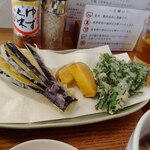 teuchiudommatsuna - 野菜3種の天ぷら