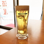 紅葉亭 - 生ビール500円。美味しい生ですね