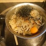 自家製麺キリンジ - 汁なし豚(大盛・かつお)900円
