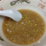 ラーメン二郎 - ネギ残っちゃったな～