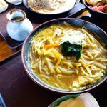 壱乃蔵 - カレー蕎麦1100円とざる蕎麦セット1200円