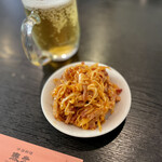 中国料理泰光 - 裏メニューのネギチャーシューのアタマ　ビールのお供のピッタリ