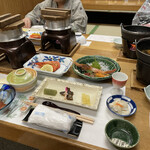 湯宿 だいいち - 夕食全景