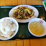 大阪王将 - 牛カルビ定食