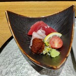 天冨良 麻布よこ田 恵比寿ガーデンプレイス店 - 季節の刺身 ♪