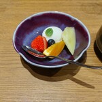 天冨良 麻布よこ田 - ラフランスのソルベ ♪