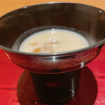 銀座 しのはら - 蓬餅の白味噌碗 