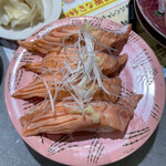 根室花まる - 炙りサーモン　ホワホワ‼️