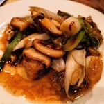 のもまい亭 - 牡蠣の辛子炒め