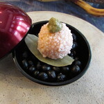 ブラッスリー ラルドワーズ - カニクリームコロッケ カニ味噌のせ