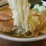 煮干らぁめん なかじま - 冷たいしおらぁめんの麺