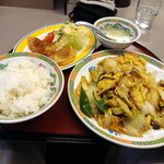 哈爾濱 - ムースーロー定食　780円