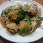 富士さん - ホルモン炒め