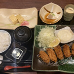 Wafuu Shunsai Morokoshiya - カキフライ定食（980円＋税）