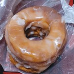 JACK IN THE DONUTS - 絶品クロワッサンドーナツグレーズ　アップ　グレーズドソースがトロリとしてた