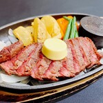 肉バル MARUGO - ストックヤードミスジステーキ