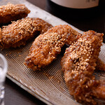 Nagoya-style fried chicken wings with special sauce