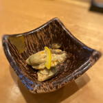 梅田 鮨割烹のの - 小鉢の牡蠣