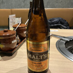 Yakiniku Rokkou - 瓶ビール（モルツ）