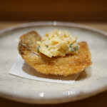 鮨 利﨑 - 太刀魚フライ　タルタルソース