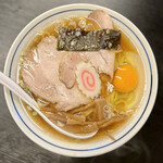 Fukuma Ramen Rokudenashi - 中華そば味玉子入り　850円