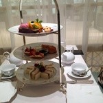 マイセン カフェ - 2013年7月アフタヌーンティーセット2人分。一人3,000円