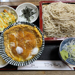 おそば高松 - ミニかつ丼+蕎麦（冷）