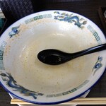 中華麺房 東龍 - 勿論綺麗✨に完飲❗完食❗❗