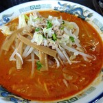 中華麺房 東龍 - 「みそラージャンめん」着丼＼(^o^)／